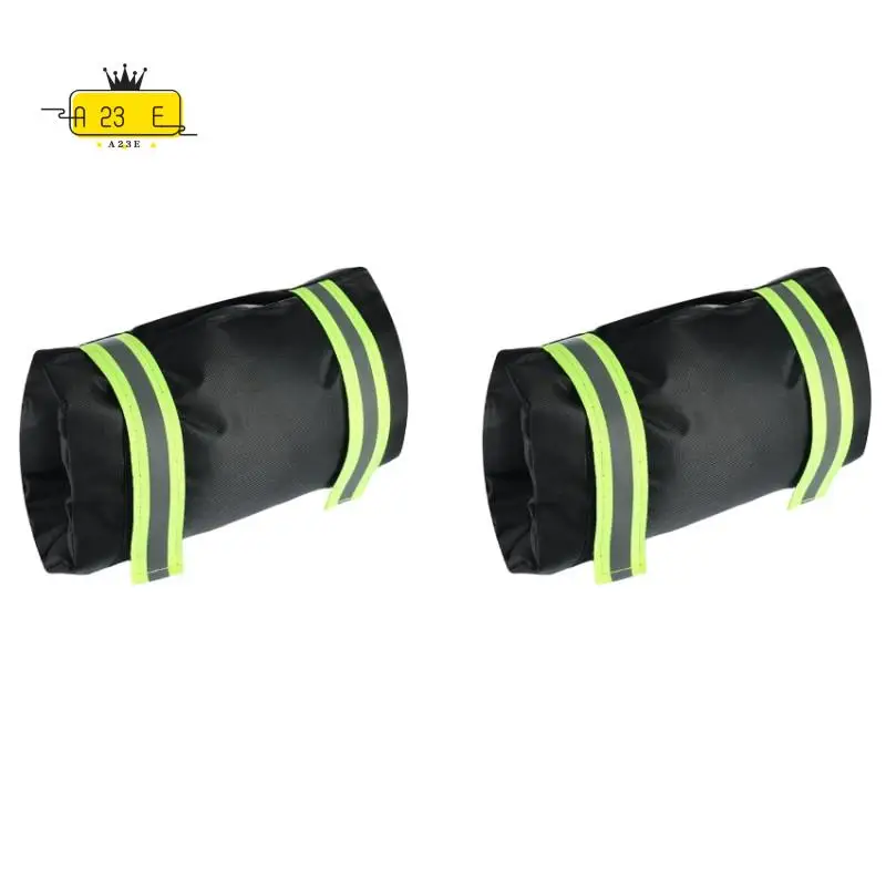 A23E-2Pcs Outdoor Faucet Cover For Winter Freeze Protection Frost Proof Insulated Spigot Freeze Miser With Reflective Strip