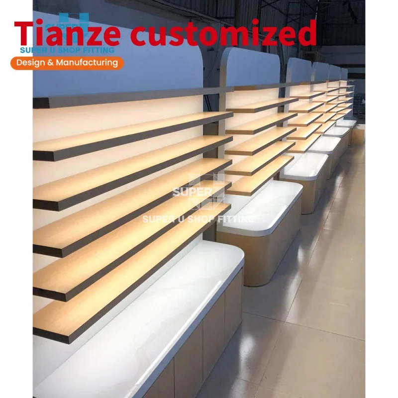 (customized)Customized Sunglasses Shop Interior Design Decoration Retail Wall Mounted Wooden Optical Shop Display