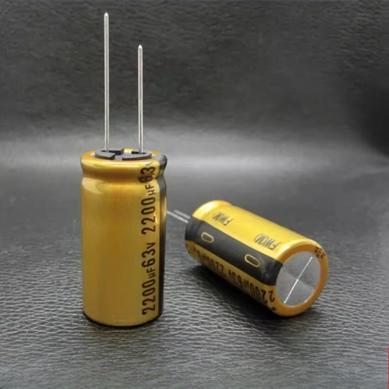 Brand New Original for Nichicon FW 2200uF/63v Audiophile Electrolytic Capacitor 10pcs