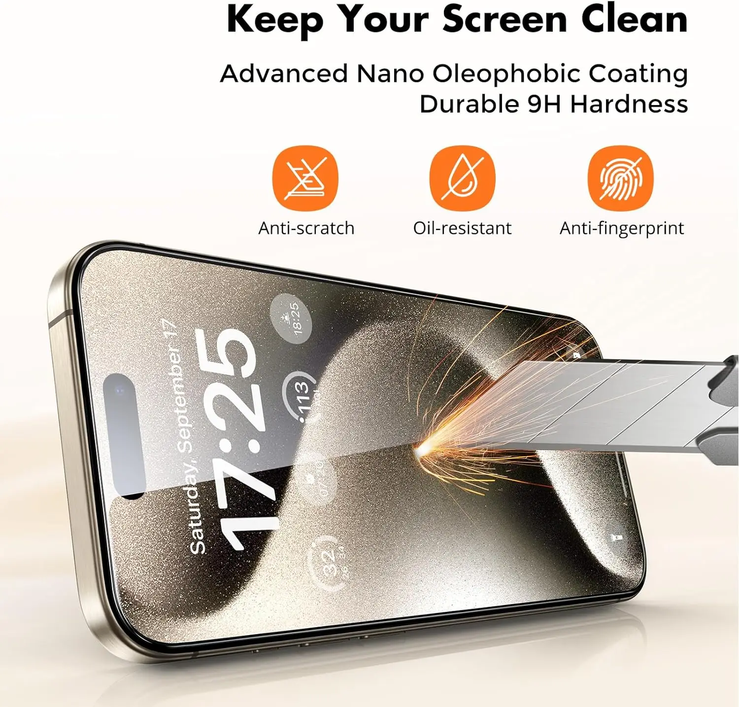 Szkło hartowane o twardości 9H do iPhone'a 13 12 11 Pro Screen Protector do iPhone'a 14 Plus X XR 15 Pro Max Folia ochronna ze szkła