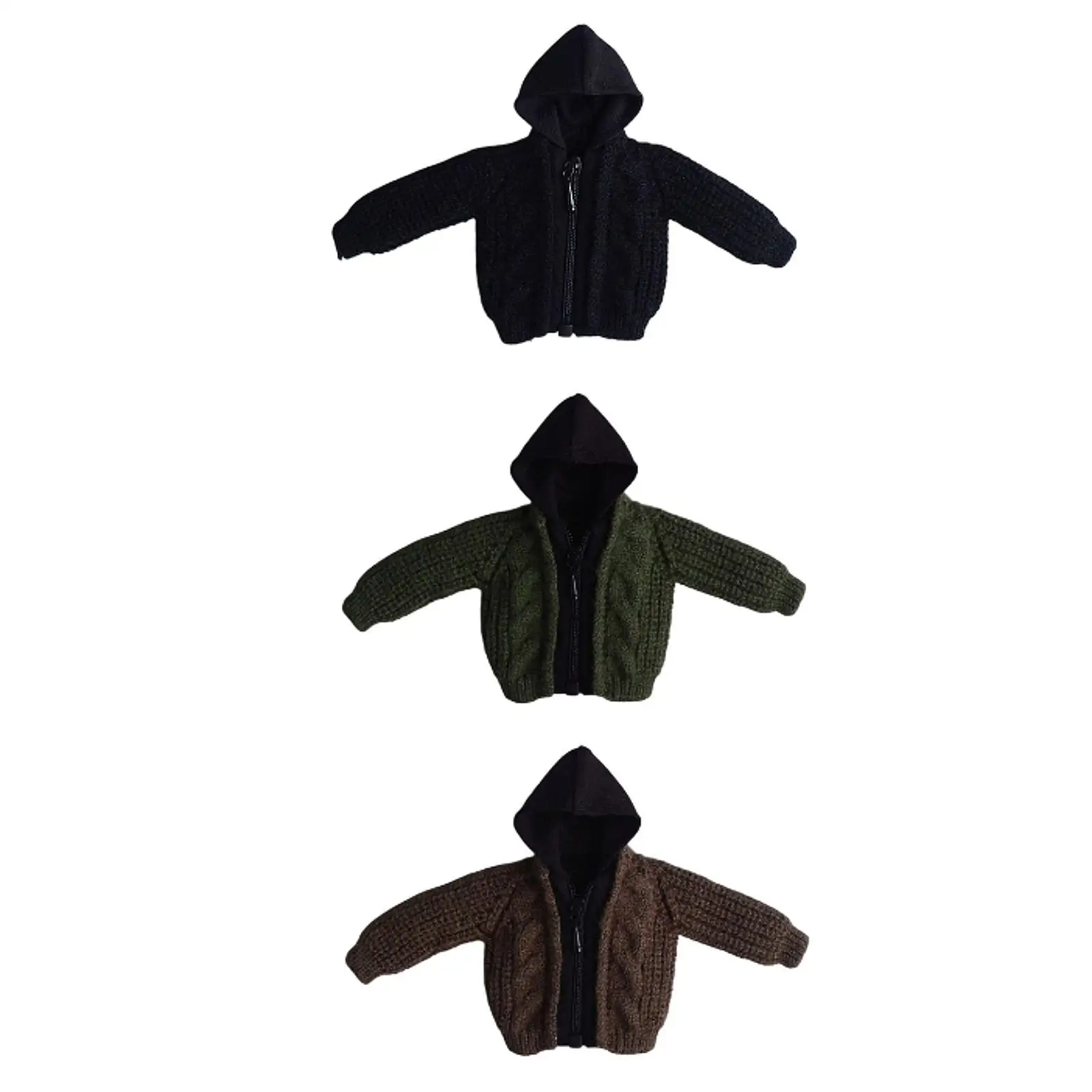 

1/12 Scale Sweater Doll Decor DIY Model Doll Toy for 6'' Action Figures Body