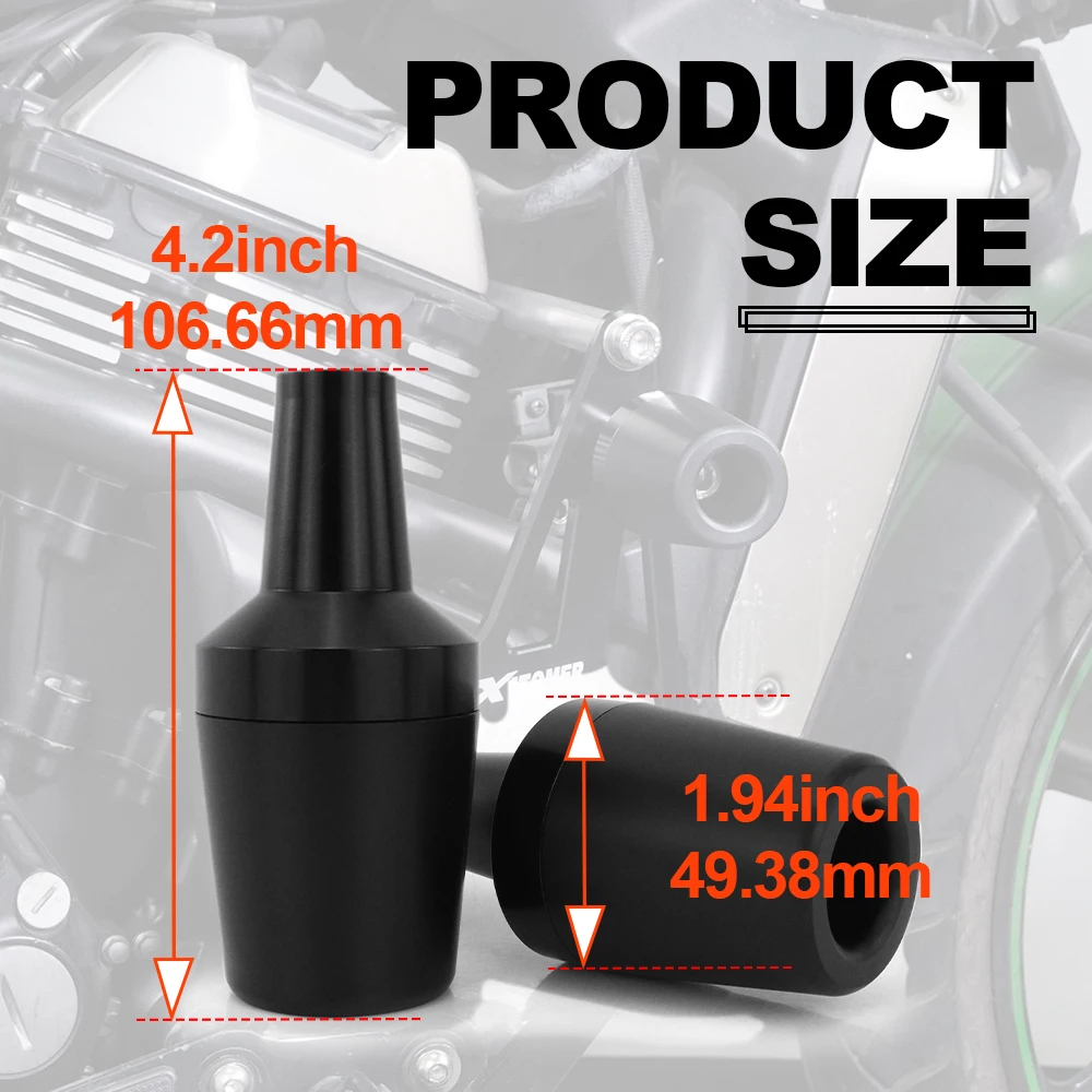 モーターサイクル落下防止フレーム,スライドフェアリングガード,クラッシュプロテクター,カワサキと互換性があり,650 s,2015-2023, 2024