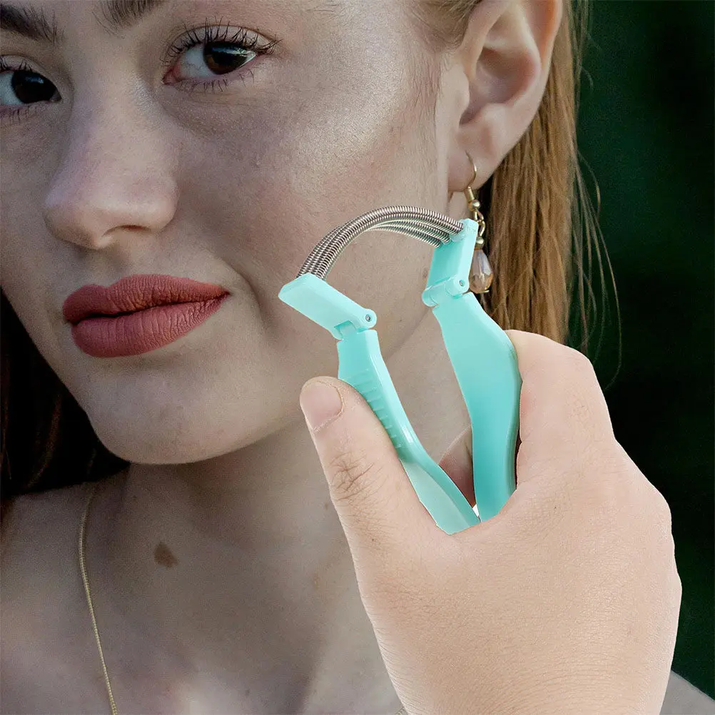 3Pcs Facial Hair Remover Lightweight Threading Epilator Smooth Shaving Clamp Portable Women Face Hair Removal Device