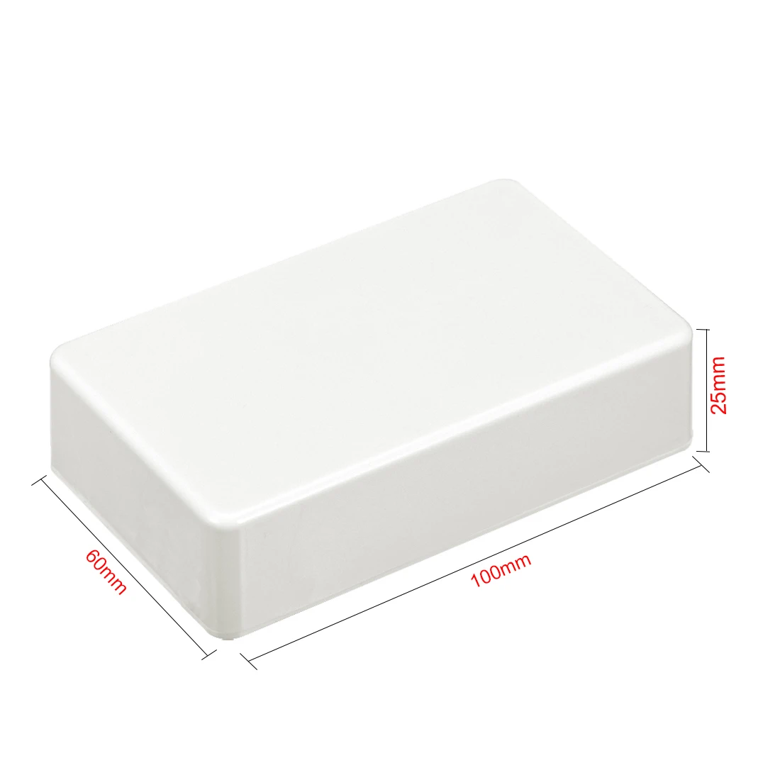 1 pz elettronico in plastica fai da te scatola di progetto di giunzione custodia bianca/nera 100x60x25mm/70x46x29.5mm/69x42x17.5mm