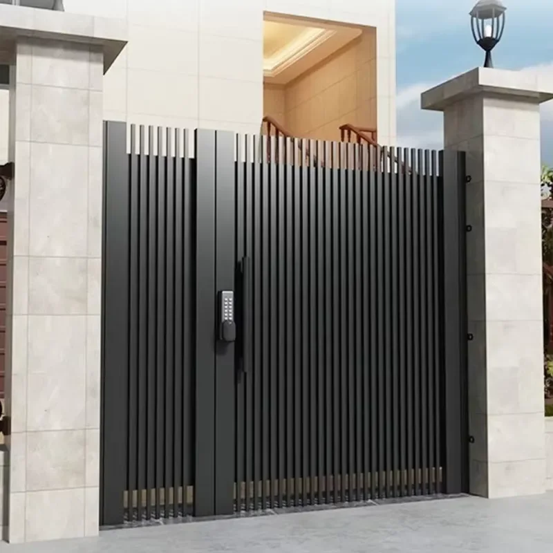 High Quality Sliding Swing Gate Automation Aluminum Fence and Gates Design for House 1 Buyer Accessory