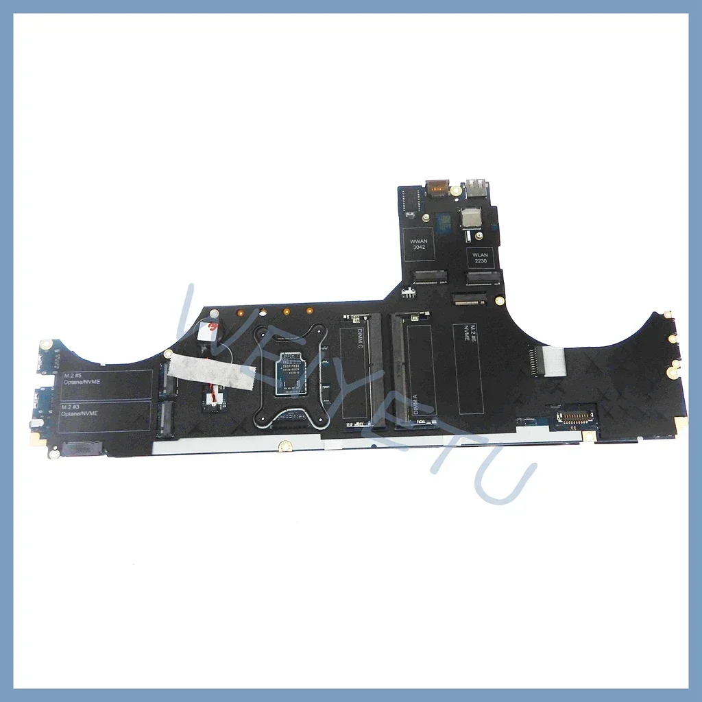 LA-H281P CN-0MPVGK Notebook Mainboard For Dell Precision 7740 7750 Laptop Motherboard  With E-2276M CPU 100% Tested OK