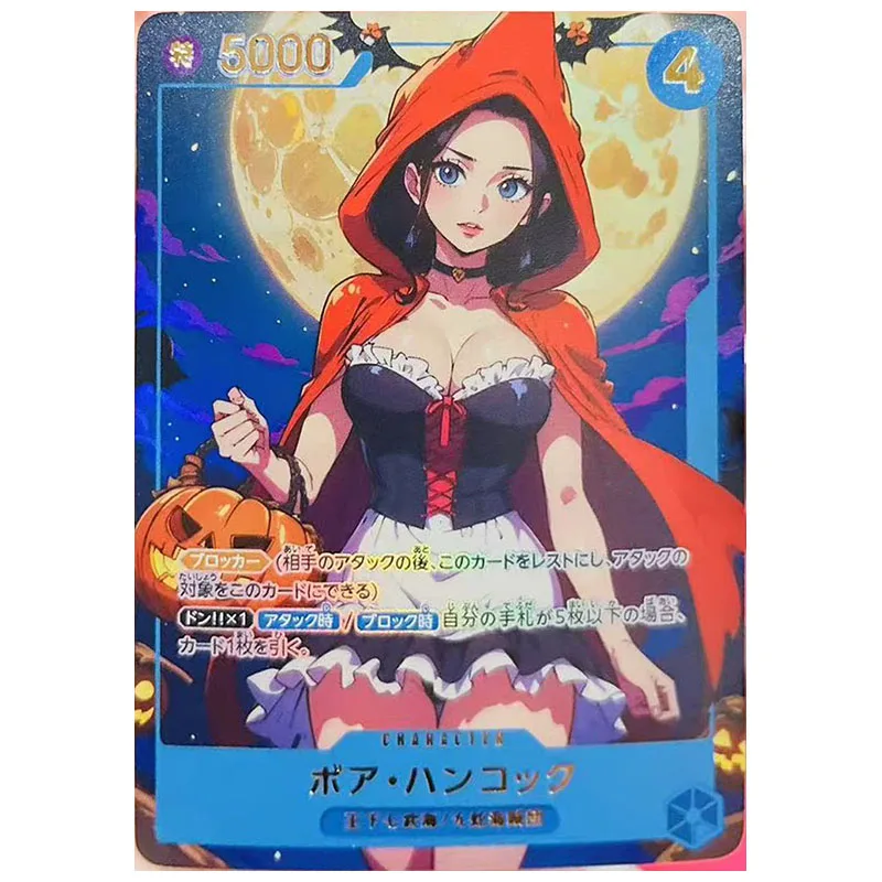 Anime uma peça diy acg cartões colecionáveis luffy bonny nami cenoura hancock robin yamato ulti reiju brinquedos para meninos presente de aniversário