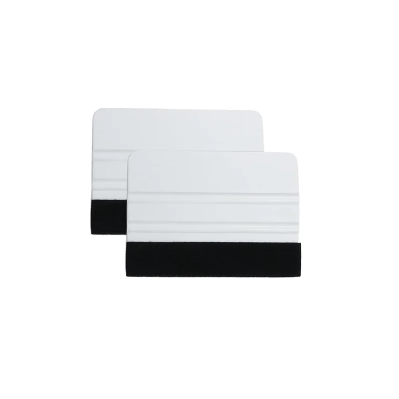 Vilt Rand Zuigmond Venster Verven Tool Auto Vinyl Wrap Schraper Plastic Spatel Kras Gratis Film DIY Zuigmond Behang Smoothing