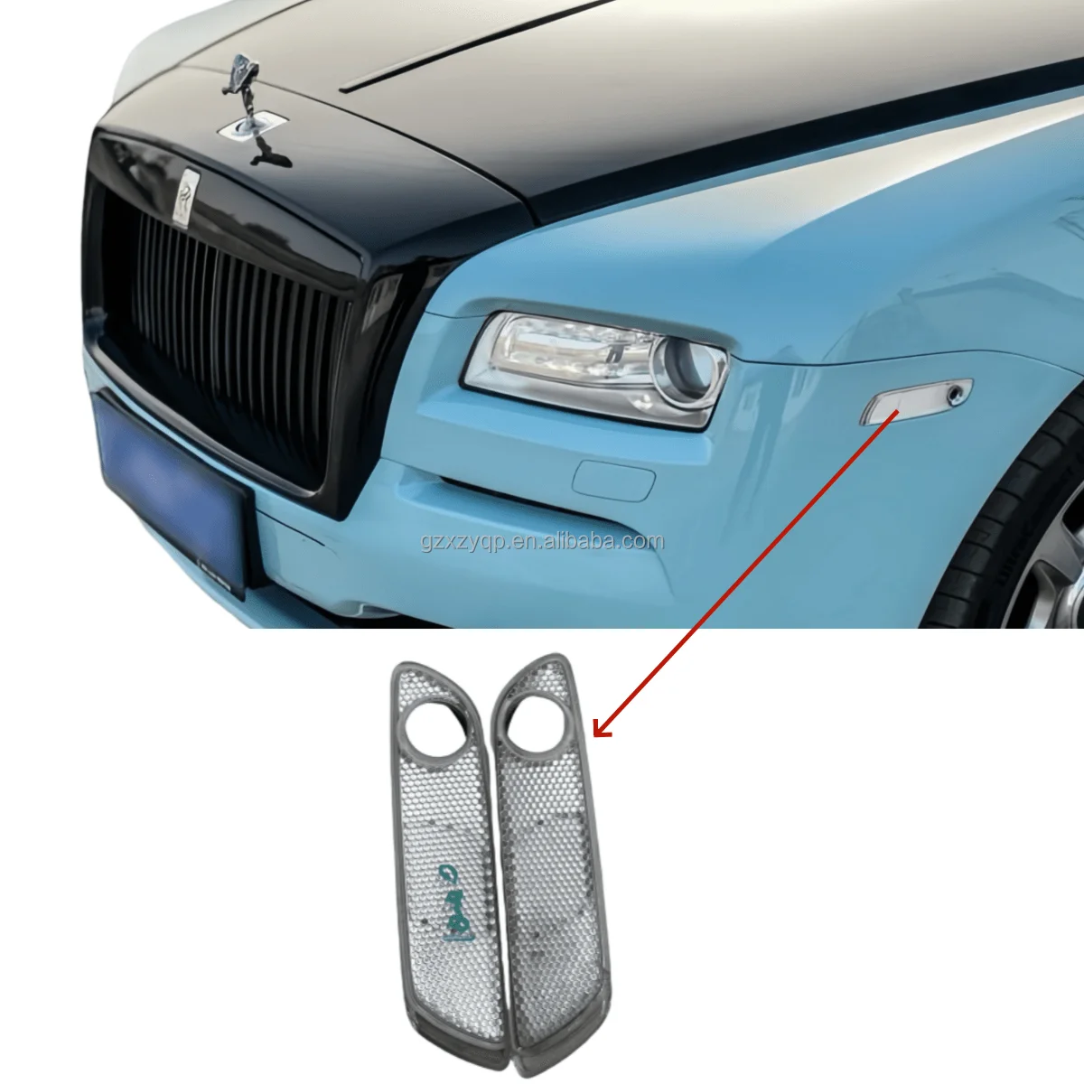 

For Rolls Royce Wraith Ghost Original Second-hand Side Marker Light, Front Bumper L/R Decorative Light, Original and Perfect
