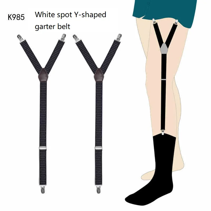 للجنسين قابل للتعديل مطاطا الرباط الأشرطة المضادة للانزلاق حزام كليب السحابة التجاعيد مقاومة تنوعا مشبك للملابس التبعي #6
