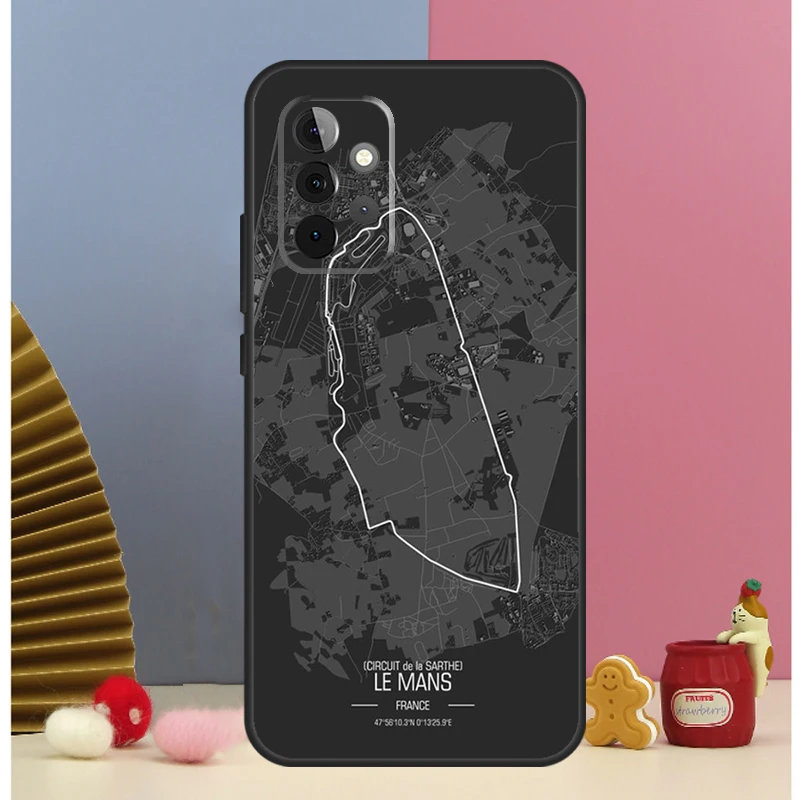 Formula 1 Racing Circuit Case For Samsung Galaxy A13 A33 A53 A32 A52 A22 A12 A15 A25 A71 A51 A14 A24 A34 A54 Cover