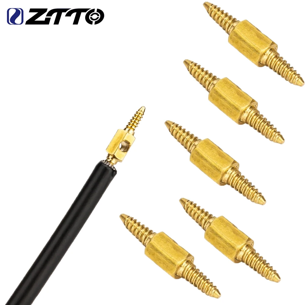

ZTTO Bike Brake Shifter Cable Guide Connector Copper ​Internal Routing Effortless Hose Replacement Tool Fasten Repair Adapter