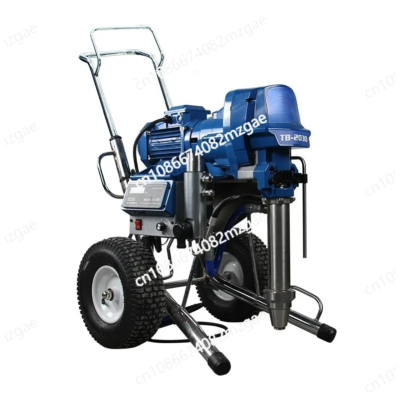 220V6.5KW 12L/Min Plunger Type High Pressure Airless Sprayer Putty Powder Professional Spraying Electric Spray Gun Paint Sprayer