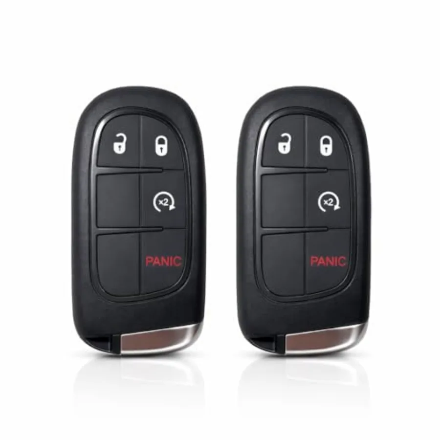 

2-Pack Smart Key Fob Replacement Fit for Dodge Ram 1500 2500 3500 2013-2017 Push to Start Keyless Entry Remote with Hidden Emer