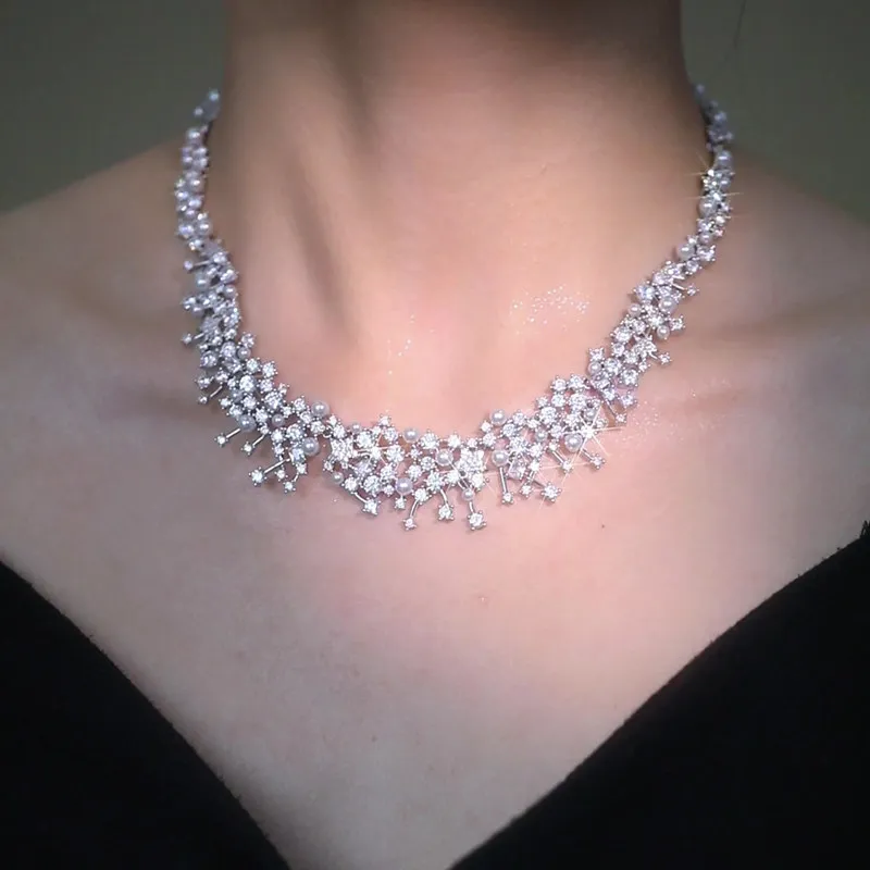 

Яркое ожерелье туманности, темперамент, усовершенствованный дизайн, цепочка на ключицу