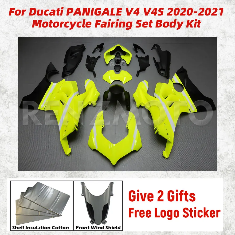 

New ABS For Ducati Panigale V4 V4s S 2020-2021 Motorcycle Bike Fairings Set Body Kit Bodywork Set Shell Injection 103a