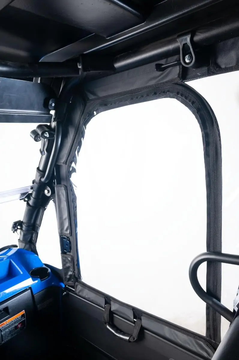 Utv Framed Upper Door Kit Compatible With Kawasaki Mule Pro Fx/Fxt 2015-2023 Utv Models | Cab Enclosure