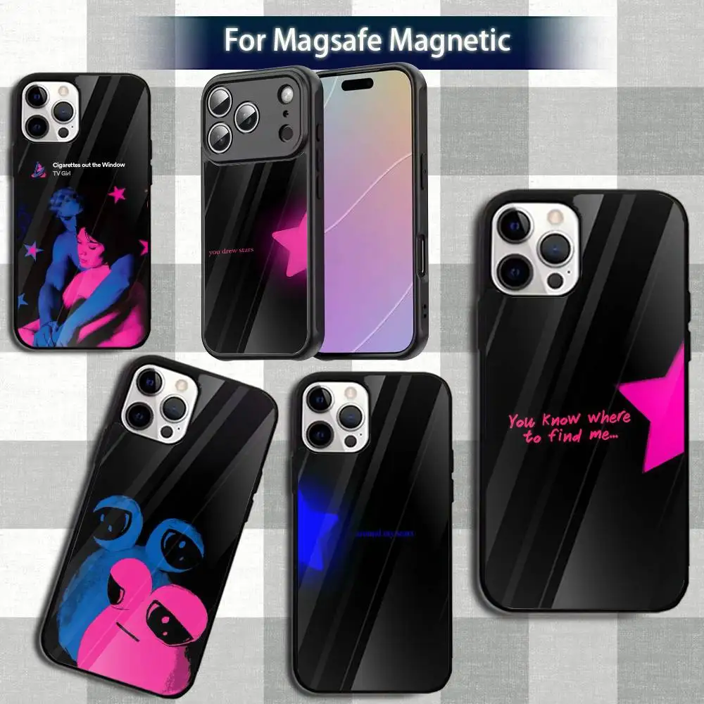 

TV C-Couple G-Girl matching Phone Case For iPhone 13,12,15,17,11,16,14,Pro,Max,Plus,Mini,Magsafe,Magnetic Wireless Charging Case