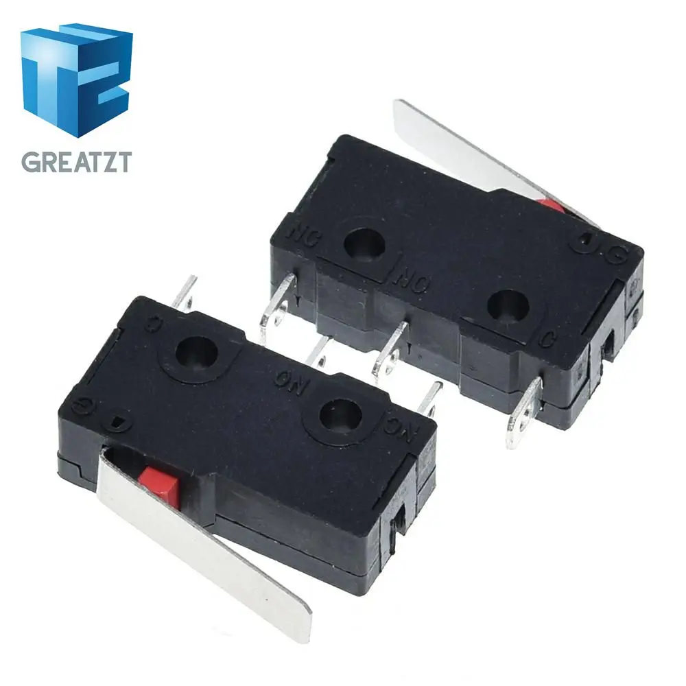 GREATZT 10/20/40PCS Tact Switch on off KW11-3Z 5A 250V Microswitch 3PIN Buckle New