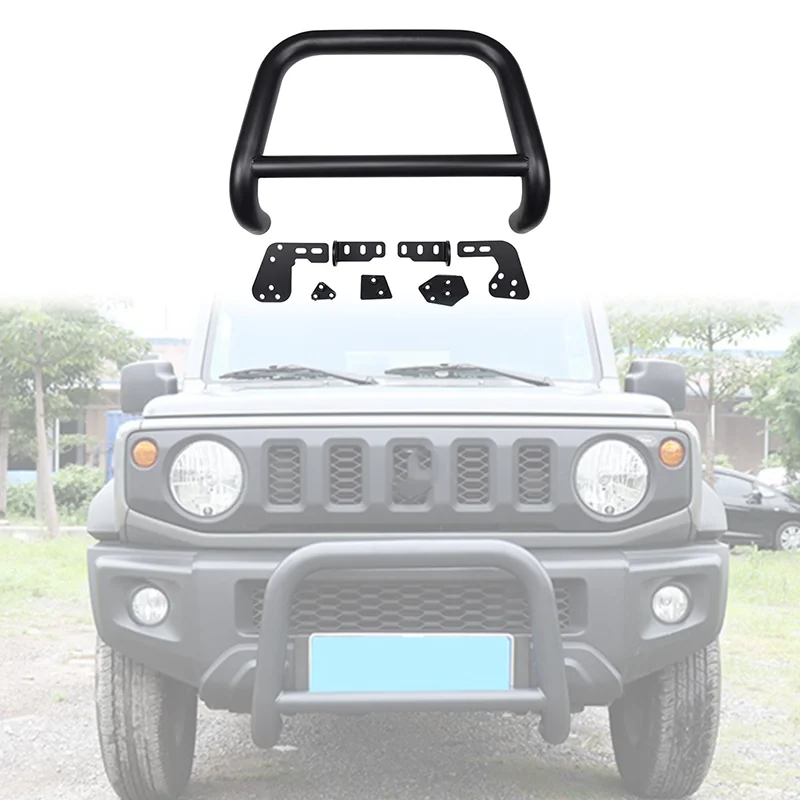 For 3/5Door 19-24 Accessories Steel Body Parts U-shaped Front Bumper Bull Bar For Suzuki 4th Gen Jimny Sierra JB64 JB74 JC74