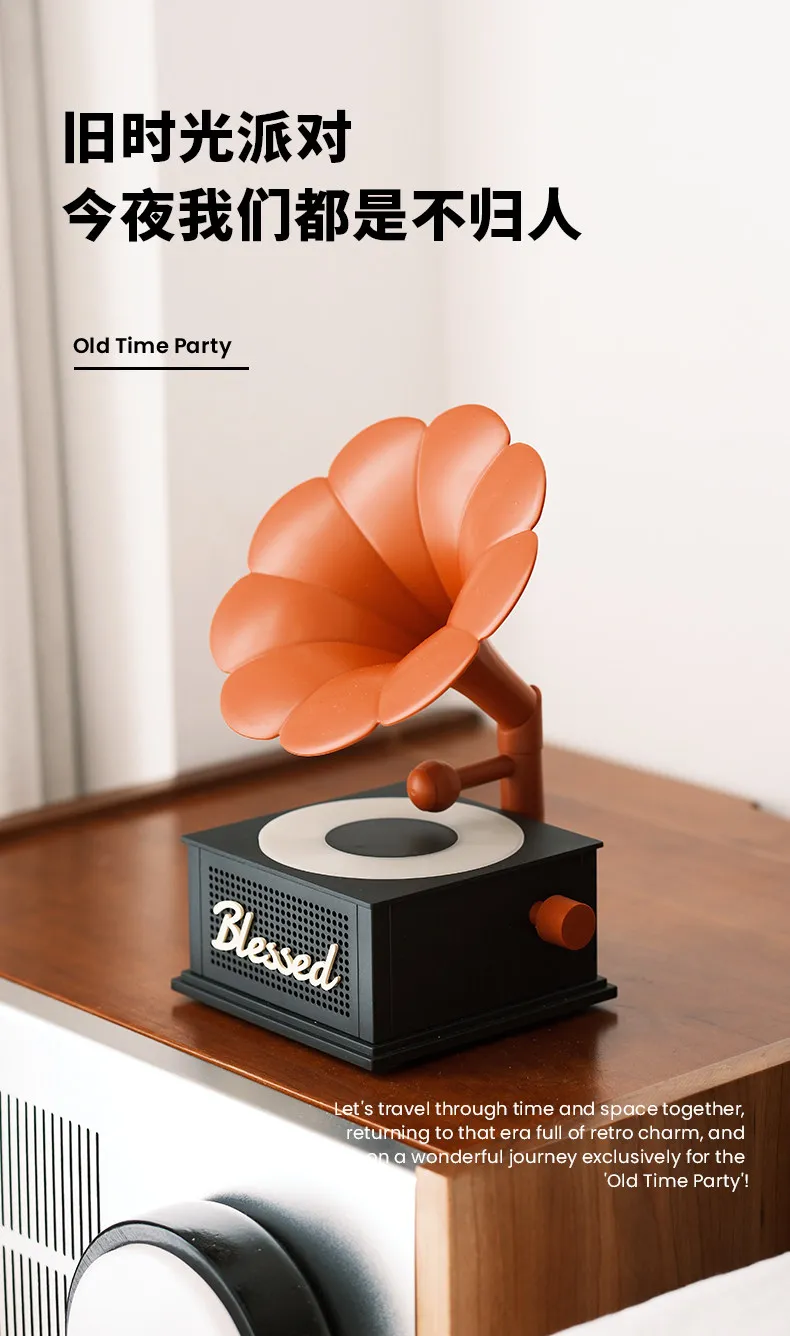 

Подарок на день рождения для девушки: проигрыватель виниловых пластинок с Bluetooth-колонкой, практичный, элегантный, стильный.