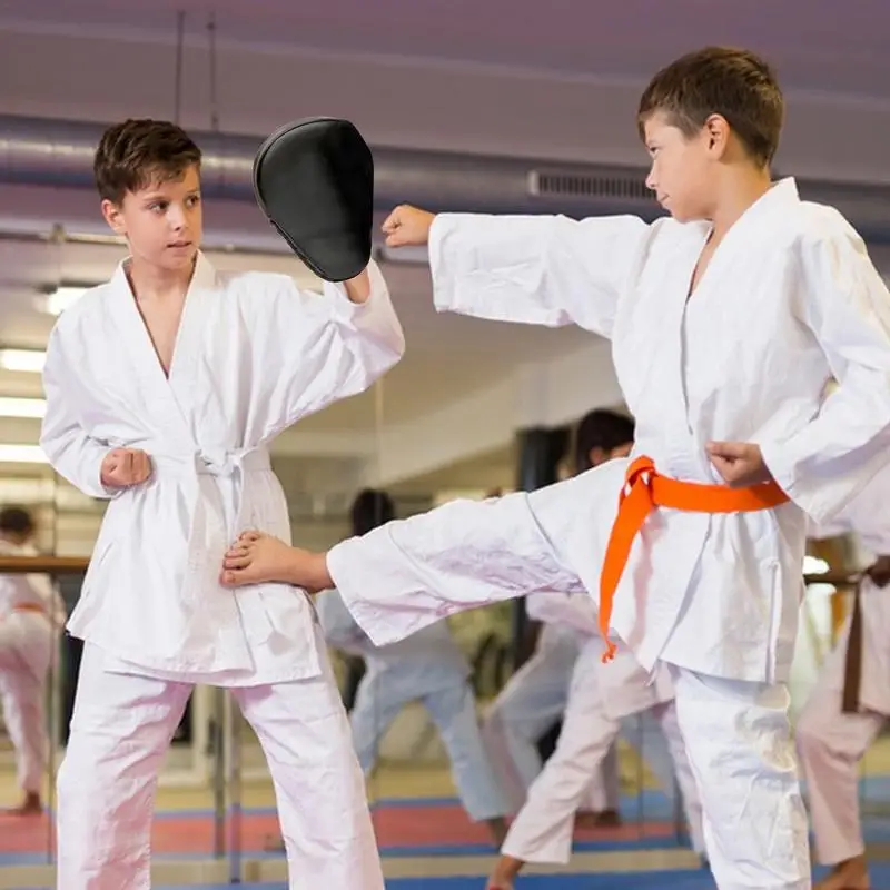 Bokspads Wanten Gebogen Bokshandschoenen Leren Bokshandschoenen Geventileerd Kickboksen Muay Thai Bokspads Doelhandschoenen