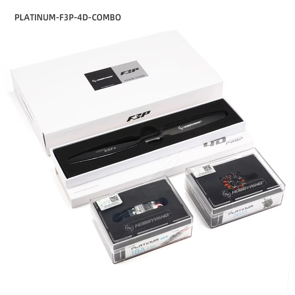 

Бесщеточный двигатель HobbyWing PLATINUM F3P 3D 2604 1500KV / F3P 4D 2603 1480KV COMBO для радиоуправляемых 3D/4D авиамоделей и акробатических самолетов с фиксированным крылом