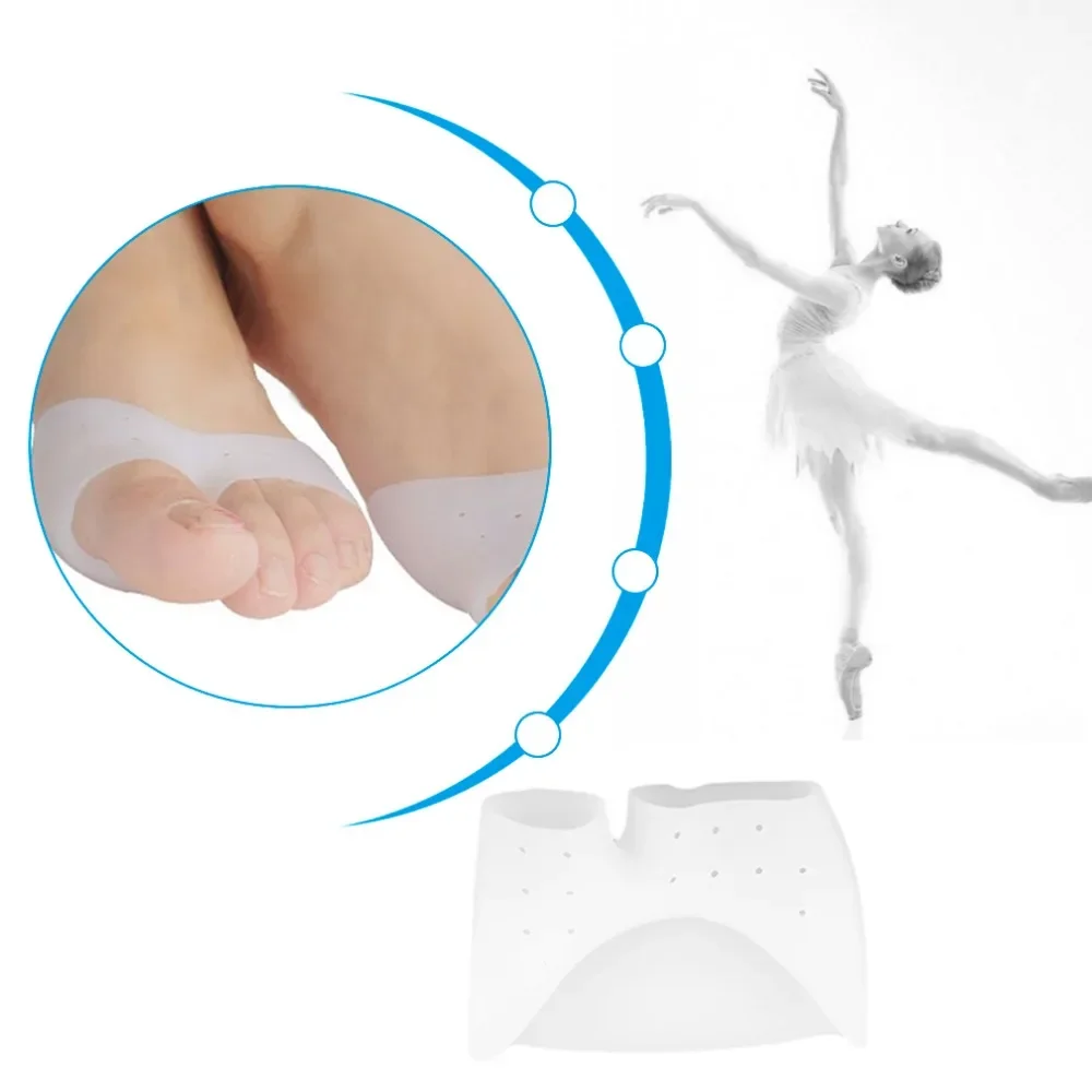 1 Paar Silicone Gel Voet Vingers Teen Separator Voeten Gezondheidszorg  Straightener Nieuwe Corrector Hallux Valgus Massager