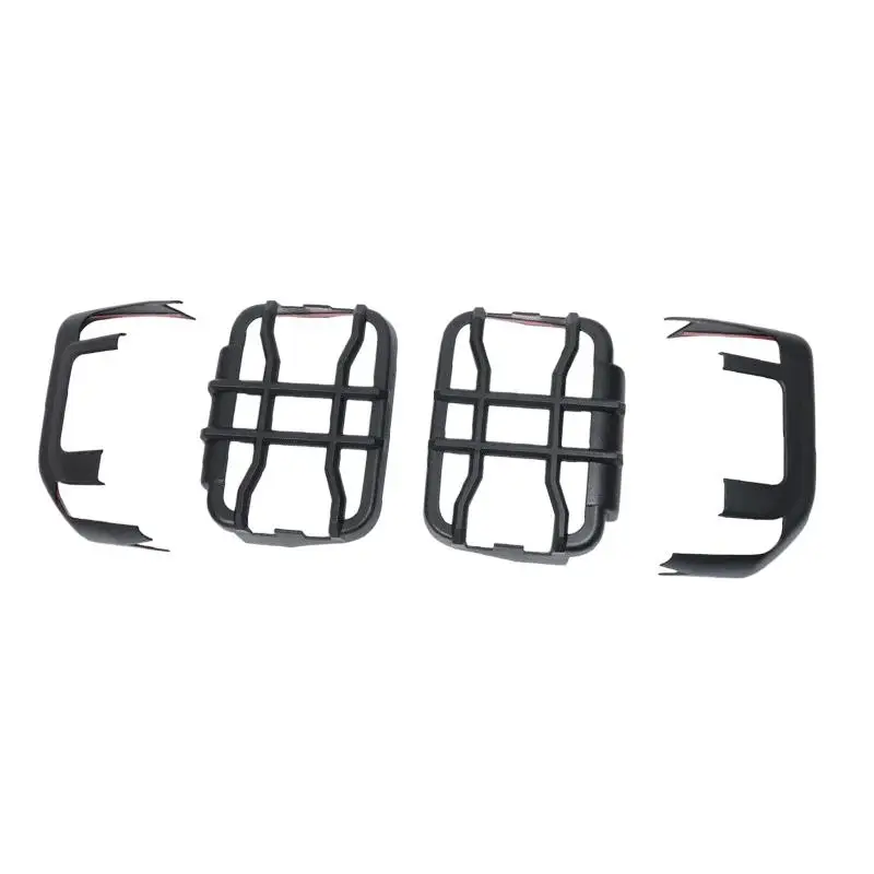 

1 пара черных защитных чехлов для задних фонарей, подходящая для Jeep Gladiator JT 2020-2022 гг.