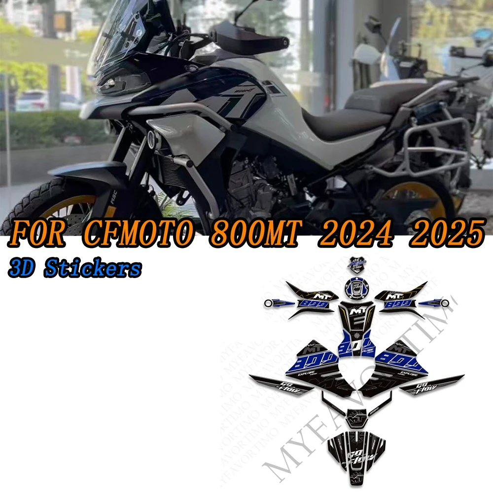 Pour CFMOTO 800MT MT800 Sport explorer Touring Adv Adventure Moto garde-mains carénage garde-boue réservoir de carburant tampon autocollant Moto décalcomanies