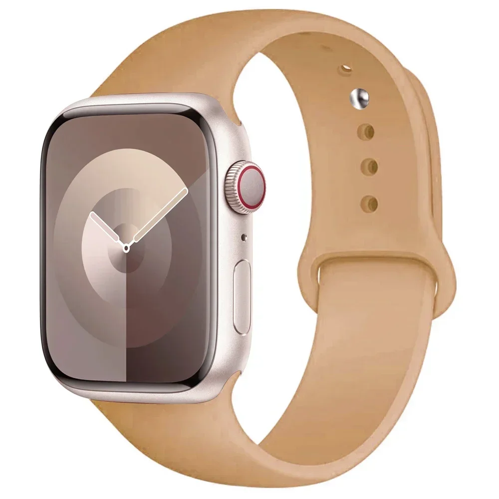 Silikon band für Apple Uhren armband 44mm 45mm 40mm 41mm 42-38mm 45mm Sporta rmband iwatch Serie 8 7 6 5 4 3 se 9 ultra 2 49mm