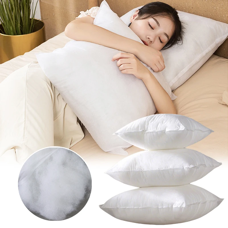 

Non-woven Pillow Inner PP Cotton Filling 35-65cm Soft Hypoallergenic Bed Pillow Large Volume Filling for Home Bedroom Comfort