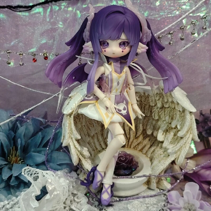 

Luluya слепая коробка, 6 шт., набор мини-фигурок, кавайные игрушки с персонажами аниме со скрытыми редкими местными складками, украшение для рабочего стола, подарок на день рождения