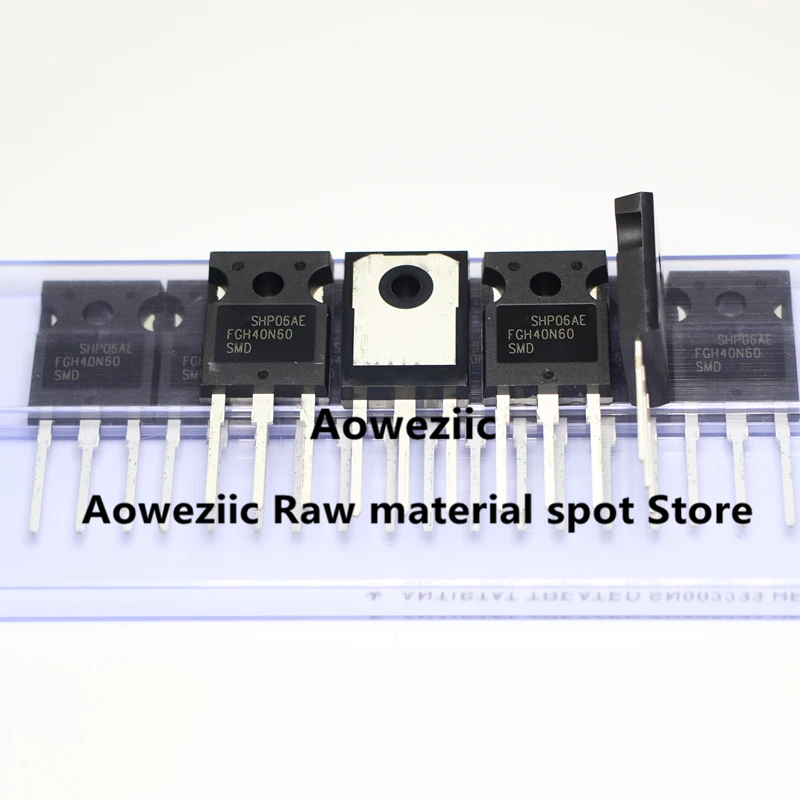 Aoweziic 100% TO-247 IGBT 트랜지스터, 오리지널 수입, 40N60, FGH40N60SFD, FGH40N60SMD, FGH40N60UFD, SGH40N60UFD, G40N60, 신제품