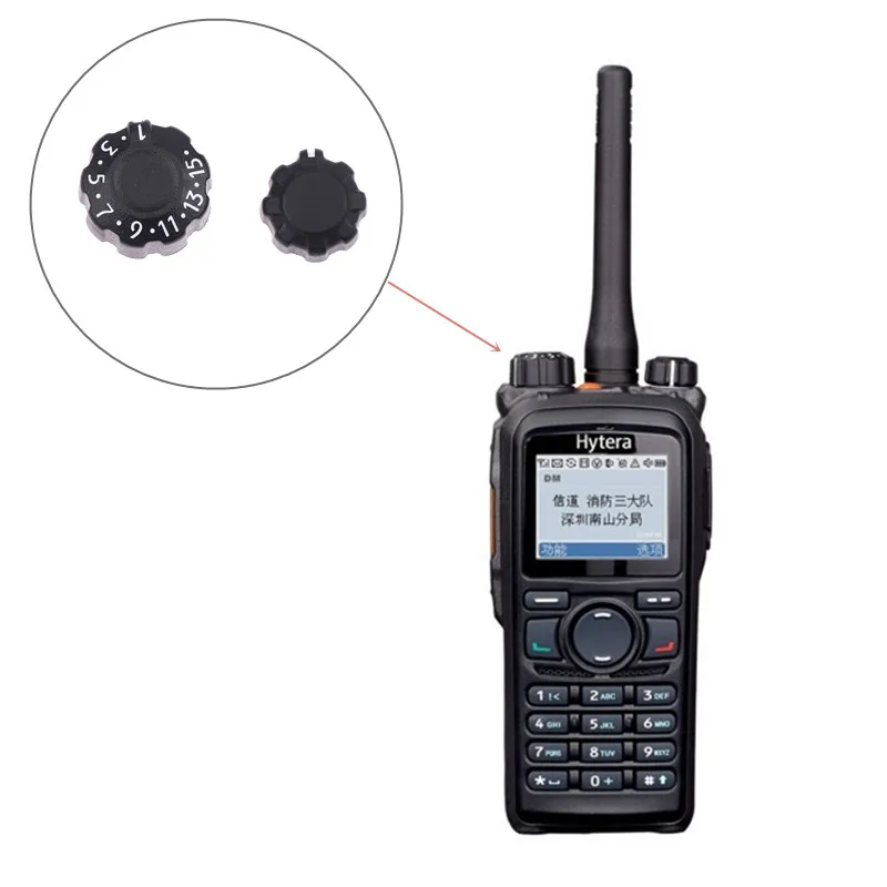 Walkie Talkies Lautstärke regler Power Channel Schalter knopf für hyt hytera pd780 pd780g pd700 pd580 td500 Reparatur zubehör