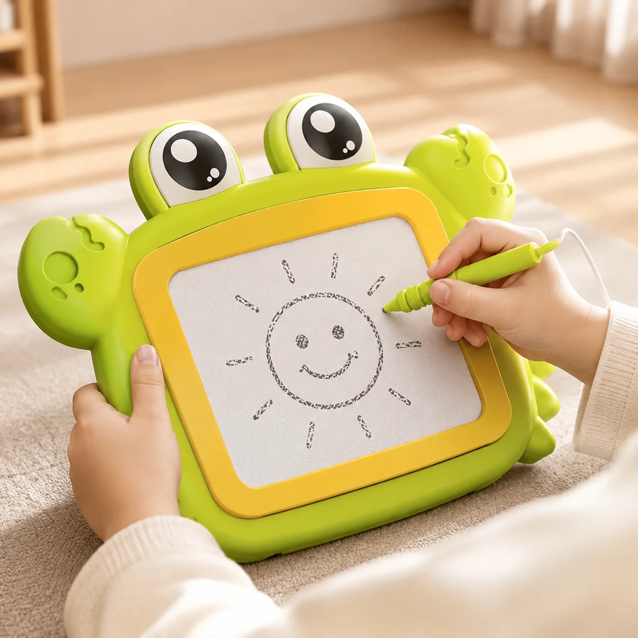 Travel Art Magnetic Drawing Board Erasable Sketch Pad Educational Bead Painting Toy for Toddlers Early Learning Gift