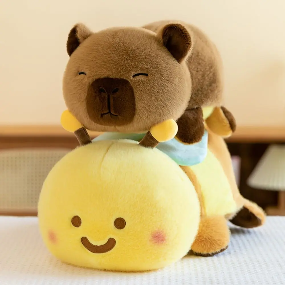 

Double-Sided Capybara Turn Into Bee Plush Toy Soft Pillow Stuffed Animal Capibala Plush Doll 33cm Kawaii Transform Bee