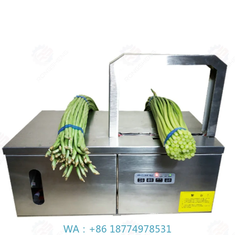 Automatic Paper Roll Tape Strapping Machine Easy to Operate Small Articles Opp Band Banding Machine Banknote Desktop