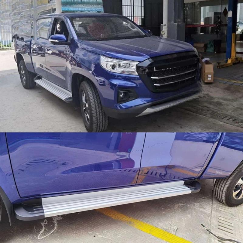 Hot Selling Thickened Steel Side Step Running Boards Non Destructive Installation Exterior Protective Modification Accessories