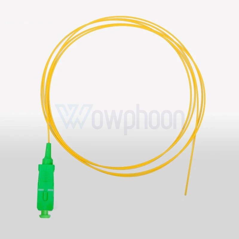 

10Pcs 1.5M SC/LC/FC/ST UPC APC Single-mode SM Pigtail Fusion Fiber Patch Cord 0.9MM G652D Yellow FTTH Pigtail Customized