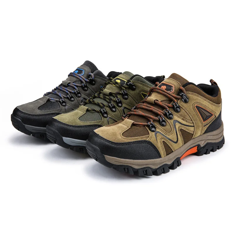 

Men Hiking Shoes Classics Style Outdoor Sports Shoes Lace-Up Mens Climbing Jogging Trekking Hunting Sneakers Male Casual Shoes