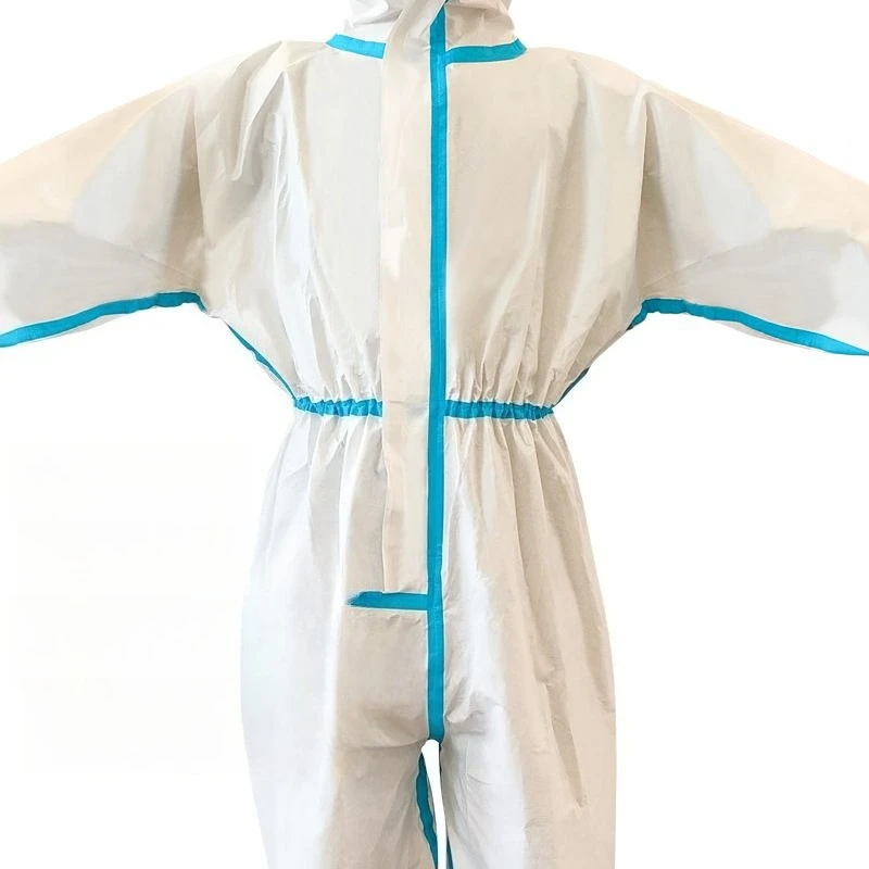 Disposable Protective Clothing Bodysuit Non-woven Fabric Ventilate Film Tape Protection Lightweight Durable Dust Pollution