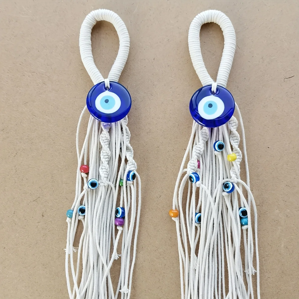 Turkish Blue Evil Eye Door Handle Hanging Ornament - Unique Home Decoration Accessories, Symbolizing Protection And Style