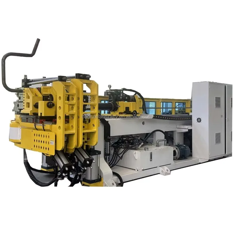 Automatic 12-Inch Pipe Bender Baorui 7kW 0.1 Precision Multifunctional Stainless Steel Alloy Aluminum Plastic