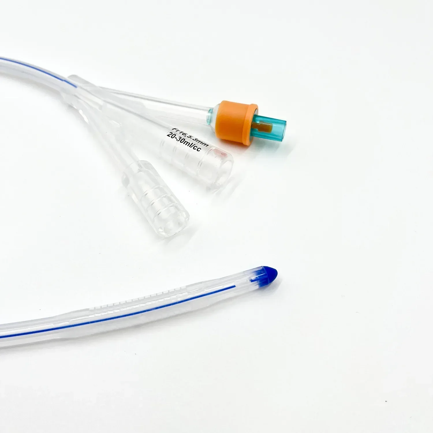 Medical Urine Catheter Disposable 3-way All Silicone Foley Catheter