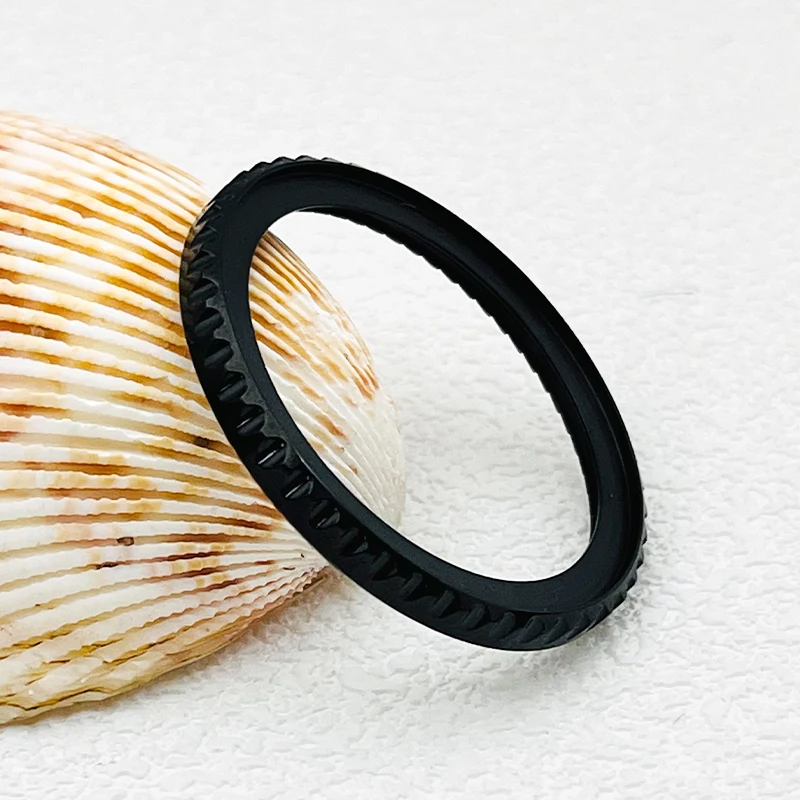 Seiko SKX007 Dial Ring Bezel Stainless  Steel Bezel Insert Fits for SKX007 Watch Case NH35 NH36 Automatic Movement Men's Watches