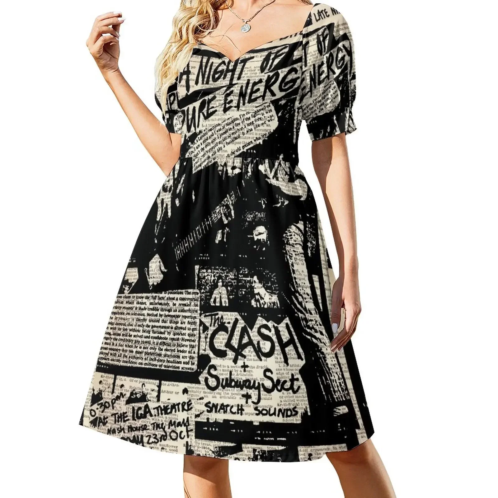 

Punk Rock 2 Short-Sleeved Dress elegant and pretty women's dresses women's evening dress 2025 Dress