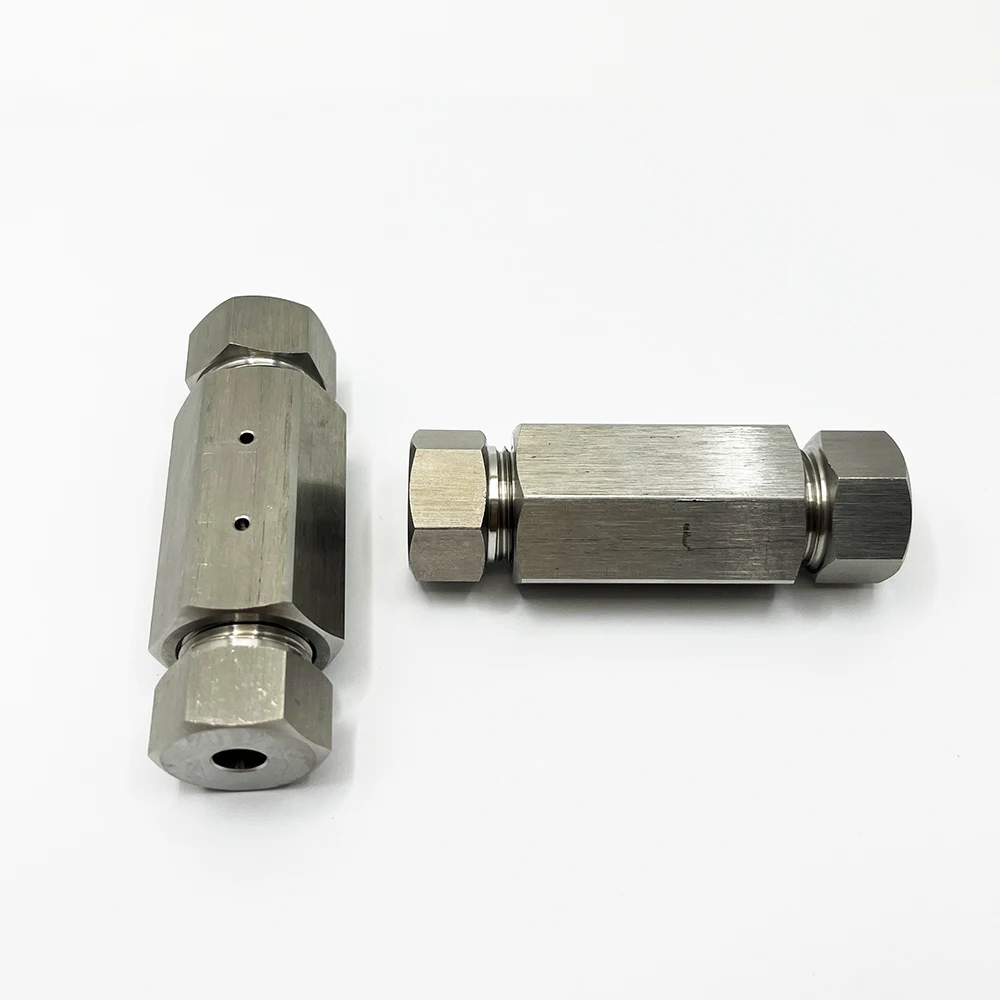 

60K Waterjet Cutting Head 1/4'' HP Straight Coupling Assembly High Pressure Coupling 1/4 In A-0784-1 FT60F4433 49864200 10014293