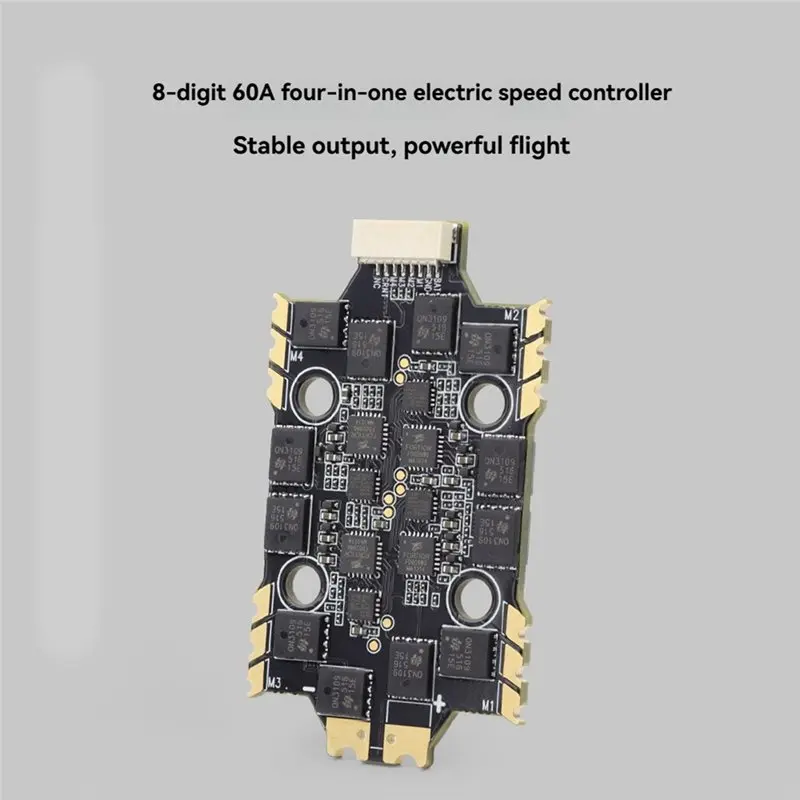 60A 4IN1 Blheli_S ESC 2-6S Supports Dshot600/300 Protocol M-H-30