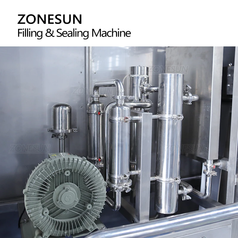 Machine de remplissage ZS-AUBP ZONESUN pour l'emballage aseptique des aliments liquides 125ml-1L bijoux boissons aseptiques freins de naissance chaîne de production